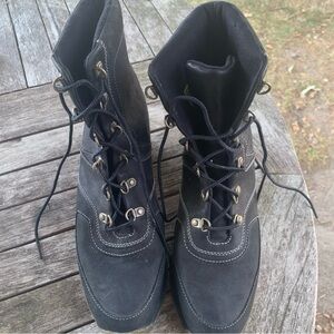 Timberland Black Leather Boots Men’s Size 9M